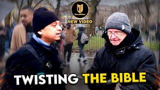 Christian Man Doesn't Like This Bible Verse | Mansur | Speakers Corner