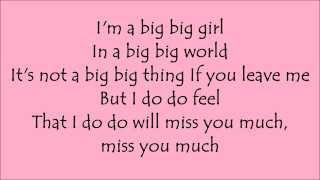 Big big world lyrics by Emilia