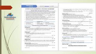 Resume Samples by a Professional Resume Writer and Executive Recruiter