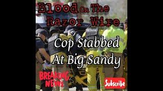 Cop Gets Stabbed In BIG Sandy (Chad Marks) Blood On The Razor Wire