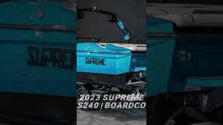 New 2023 Supreme S240 Bahama Blue | BoardCo Boats