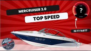 Top Speed Mercruiser 3.0?? Test Marine Prop #speedboat #boat #mercruiser Testing Maxum