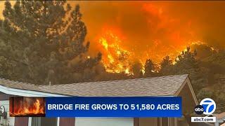 Evacuee recalls Bridge Fire 'roaring' through Mount Baldy: 'It was powerful'