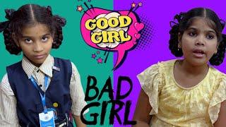 Good Girl v/s Bad Girl || comedy video || rider mallesh new video || childrens awarness video || ️