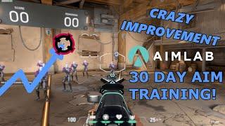 VALORANT AIM TRAINING - How I got INSANE aim after training for 30 days in aim labs! Aim Progression