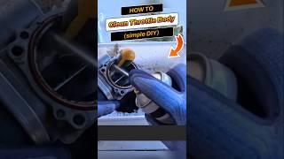 ️Cleaning the Throttle Body in 5 Simple Steps️ #carmechanic #mechanicsecrets #diy #carrepairtips