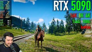 The RTX 5090 in Red Dead Redemption 2! (MAX settings)