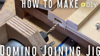 How to make Domino Joining Jig - FREE PLAN  - Router Mortising Jig