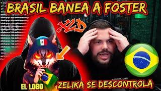 BANEAN a FOSTER (XLD) en BRASIL y ZELIKA SE DESCONTROLADEFIENDE A FOSTER Y DIABLOZINN Y ESTO PASARÁ