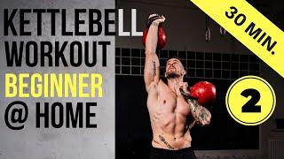 (Beginner) Kettlebell Workout für zu Hause - 30 Min.