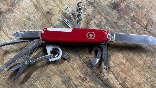 Refurbishing a 2 dollar Swiss Army knife