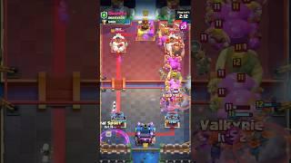 Evolution Valkyries VS Mega Elixir Cards #satisfyingbattle