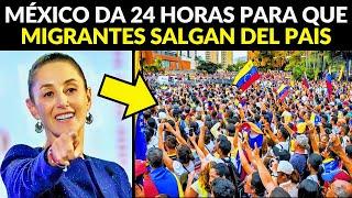 MÉXICO DA 24 HORAS PARA QUE CARAVANA MIGRANTE SALGA DEL PAÍS