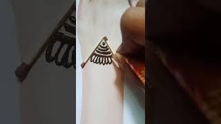 cute easy trick Mehendi Designs| simple Mehndi Designs| back hand mehendi designs #shorts #mehendi