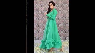 Pakistani actress ayeza khan beautiful frock design # ayeza khan #shorts #viral video