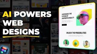 AI Designs Websites Instantly! Unveiling the Future of UI Design in Figma #figma #uidesign #ai #2024