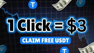 Get Paid $3 USDT per Click | Claim Free USDT to your Wallet