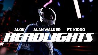 Alok & Alan Walker - Headlights (feat. KIDDO) [Official Lyric Video]