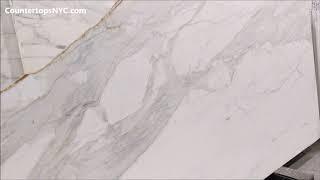 Calacatta Gold White Marble Slab NYC