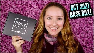 OCTOBER 2021 BOXYCHARM BASE BOX UNBOXING |  Fall Eye Makeup!