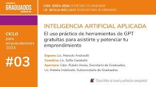 #03 Inteligencia Artificial Aplicada. Ciclo para Emprendedores - Económicas UBA