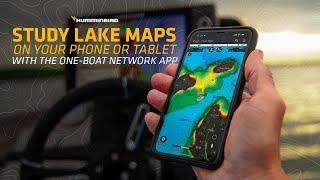 Using the Humminbird One-Boat Network App for Fishing Map Study