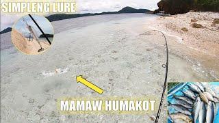 Simpleng Lure Pero Matindi Humarvest Ng Isda | Medium Light Casting | Palawan Philippines