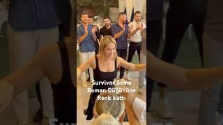 Survivor Sema Roman Düğününe Renk Kattı #romanhavasi #romandüğünleri #düğün #nuriyeateş #oyunhavası