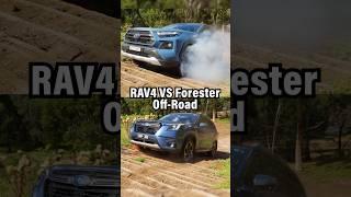 SUV off-road challenge: Toyota v Subaru