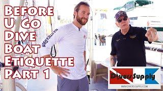 2022 Your First Dive Charter Part 1 Boat Etiquette