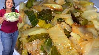 NO BACON! NO BUTTER! Soul Food Green Cabbage! #easyrecipe  - Tanny Cooks