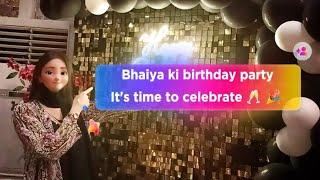 Birthday party celebration  || Spice Arena mai birthday decoration  || Bhaiya ki Cake ceremony 