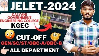 JELET-2024KGECKalyani Government Engineering CollegeCut-off For Gen./SC/ST/OBC-A/OBC-B #jelet2024