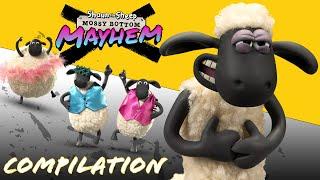 ⭐NEW⭐ Shaun the Sheep  Mossy Bottom Mayhem Complete Epic Compilation