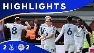 VARDY SCORES But Points Shared ⬜️ | Crystal Palace 2 Leicester City 2