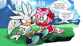 Meeting Amy - Silver and Blaze Sonic Comic Dub Compilation