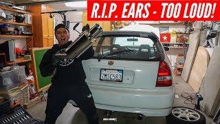 I ACCIDENTALLY Bought the LOUDEST EBAY Exhaust for the EK CIVIC!