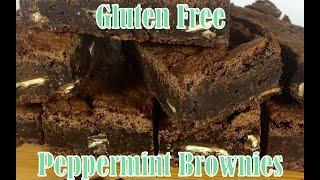 Gluten Free Peppermint Brownies