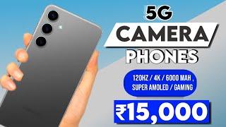 TOP 4 Best Camera Phones Under ₹15,000 in 2025  || Best 5G Phone Under 15000