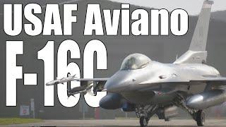 USAF Aviano Armed F-16C Performance Take-Off from RAF Valley - (Plus Bonus Texans and a Red Arrow)