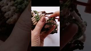  А вы умеете вязать такой красивый 3D МОТИВ КРЮЧКОМ? #crochetshorts