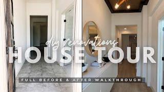 FULL HOUSE TOUR! before & after walkthrough of our diy renovations in the OG Kayla Simone Home