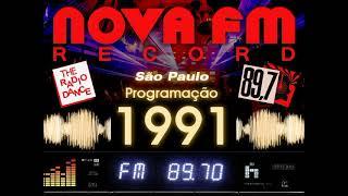 NOVA FM RECORD - 1991 - O que tocava na Radio Dance de São Paulo