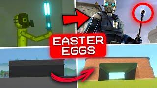 ALL EASTER EGGS FROM OTHER GAMES in Melon Playground