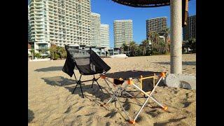 solar folding table