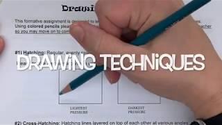 Drawing Techniques Demonstrated