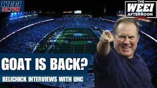 Breaking: Bill Belichick Interviews for University of North Carolina Head Coaching Job | Afternoons