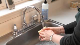Disinfect Your Dish Cloths & Sponges in the Microwave : Clean in :30