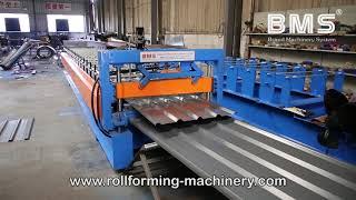 Roof Panel Roll Forming Machine YX22-760 Factory Inspection