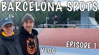 Skateboarding in Barcelona spots | Episode 1 | VLOG